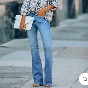 Vici Flip side bell bottom denim jeans 3